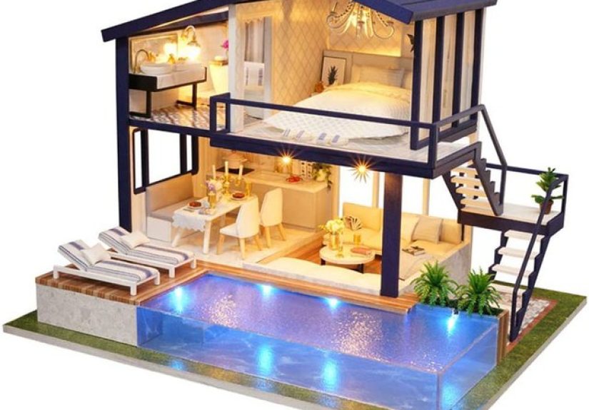 10 Marvelous DIY Miniature Furniture & Dollhouse Kits