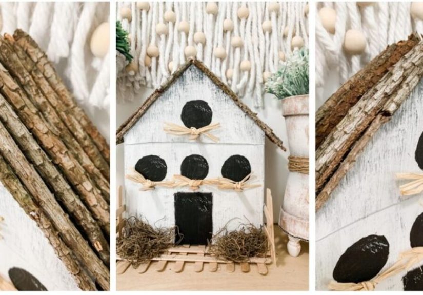 Cereal Box Birdhouse DIY