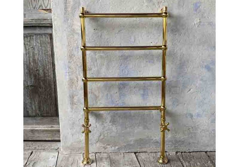 Four Bar Floor Mounted Towel Rail