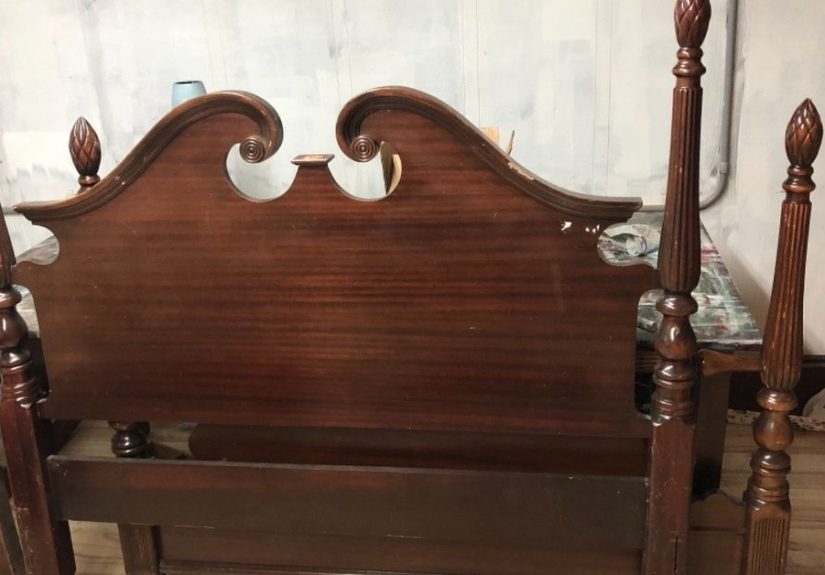 How To DIY Refinish A Wood Bedframe