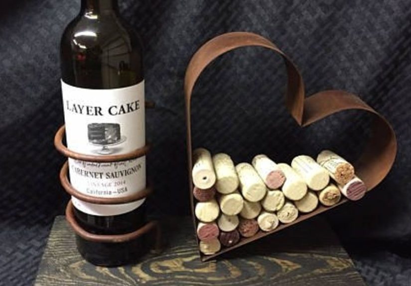 How to Make a Wine Bottle & Cork Holder DIY