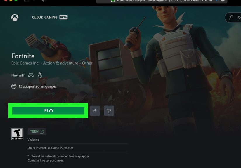 How to Play Fortnite on a Mac: Epic Games & Xbox Cloud