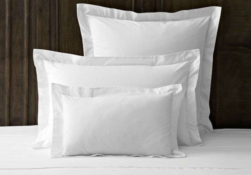 Italian Vintage-Washed 464 Percale Flange Sham