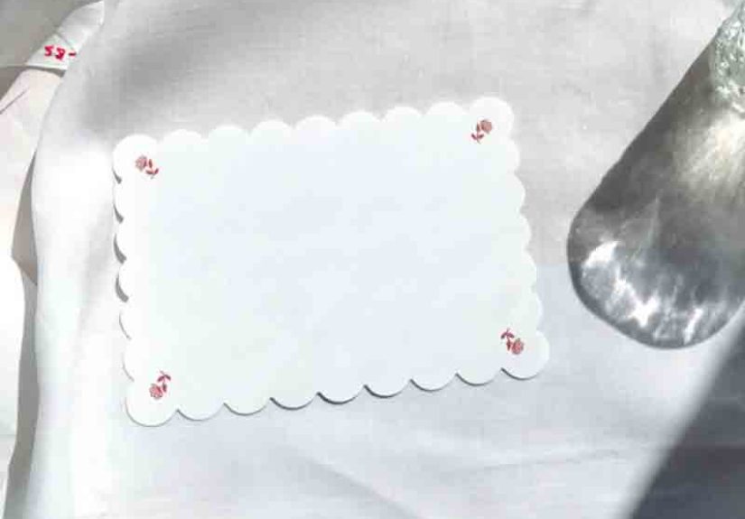 Letterpress Flat Note
