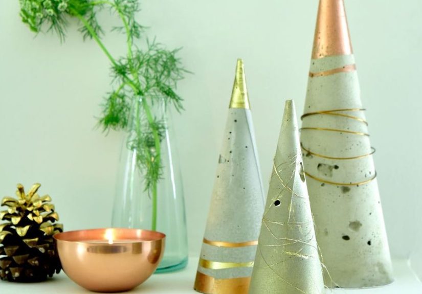 MAKE MODERN CEMENT TREES