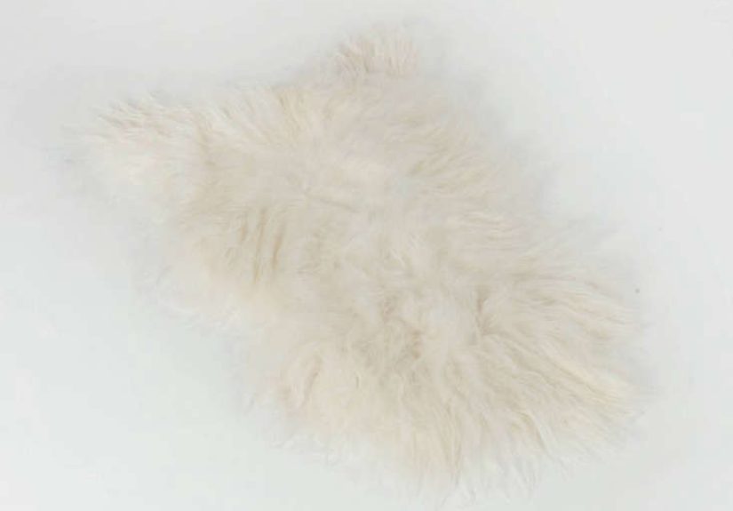 Natural White Icelandic Sheepskin