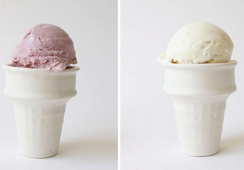 Porcelain Ice Cream Cone