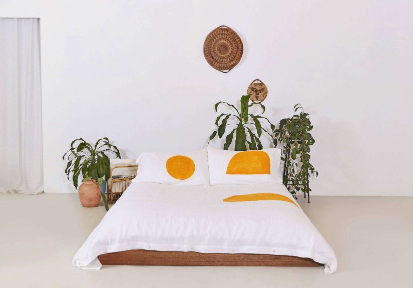 Sunshine Golden Door Duvet Cover