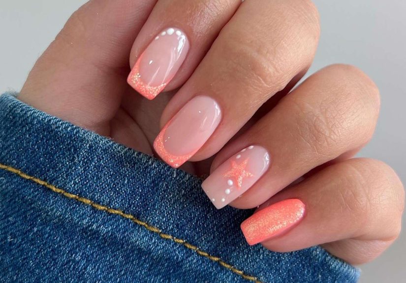 12 Cute Coral Nail Designs That Will Put You in a Good Mood