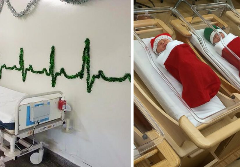 41 Hospital Christmas Decorations That Show Medical Staff Are The Most Creative People Ever