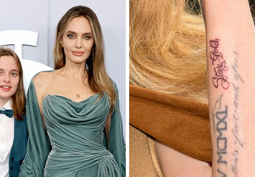 Angelina Jolie’s Matching Tattoo With Teen Daughter Sparks Outrage: “Shame On Her”