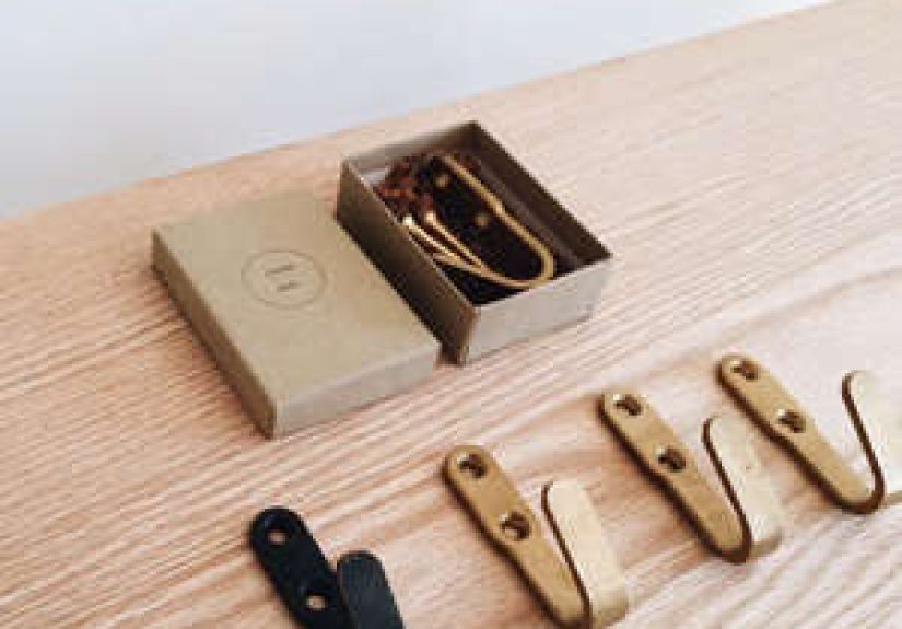Counter-Space's Blackened Brass Wall Hook