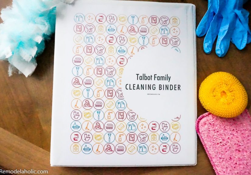 DIY Cleaning Binder Printable + Editable Cleaning Calendars
