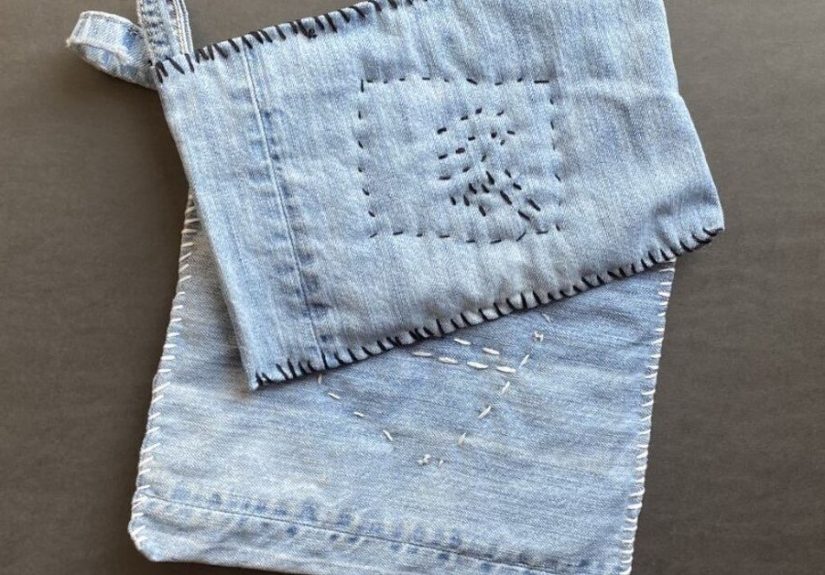 DIY Denim Pot Holders