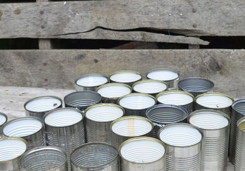DIY Tin Can Christmas Advent Calendar