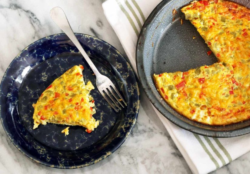 Fiesta Egg Casserole With Peppers and Cheese Recipe