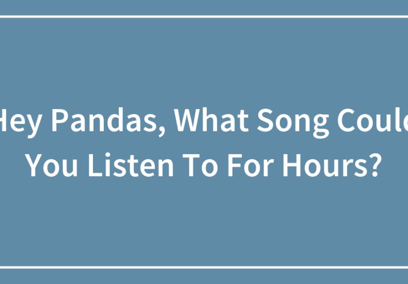Hey Pandas, What Song Could You Listen To For Hours?