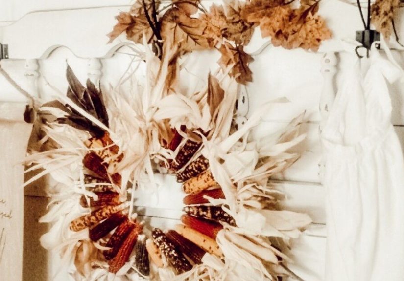 How to Diy a Beautiful Rustic Indian Corn Wreath
