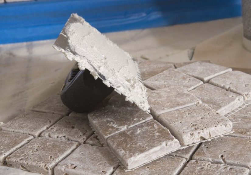 How To Glue Mosaic Tiles to Concrete Paver