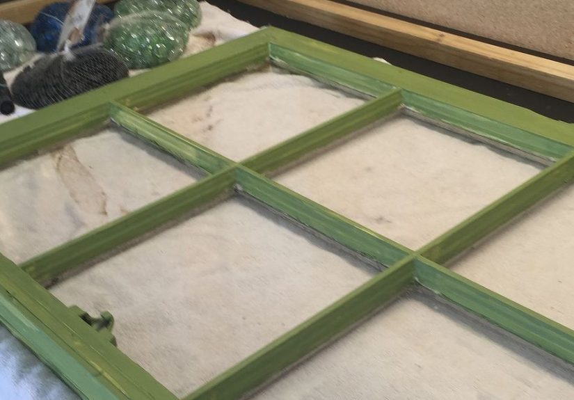 How to Make a Marble Mosaic on an Old Window Frame!