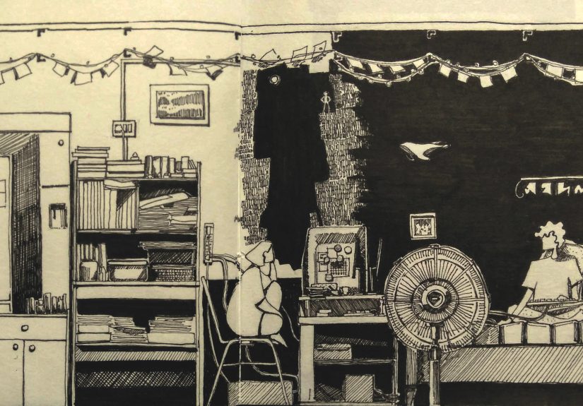 I Tried To Portray Some Moments Of My Home Quarantine Days Through These Pen Sketches