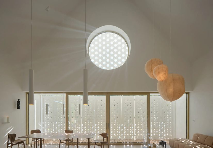 Perforated Sanctuary: A Czech Architect’s Modern Retreat on Historic Château Grounds