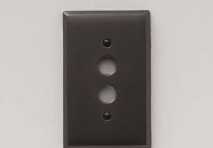 Push Button One Gang Coverplate