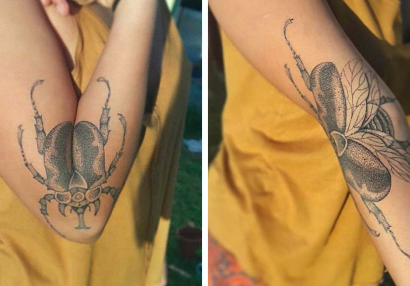 These Tattoos Reveal Themselves Only If You Extend Your Arms