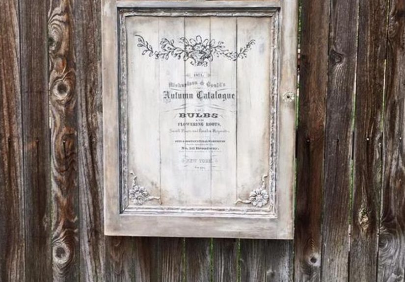 Upcycle to a Old Antique Window Frame....
