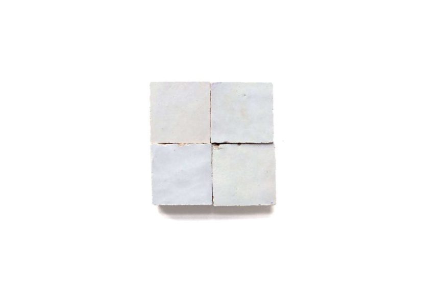 Zellige Terracotta Weathered Tile - White