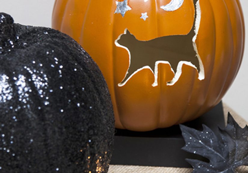 Halloween Stencils to Carve a Faux Pumpkin