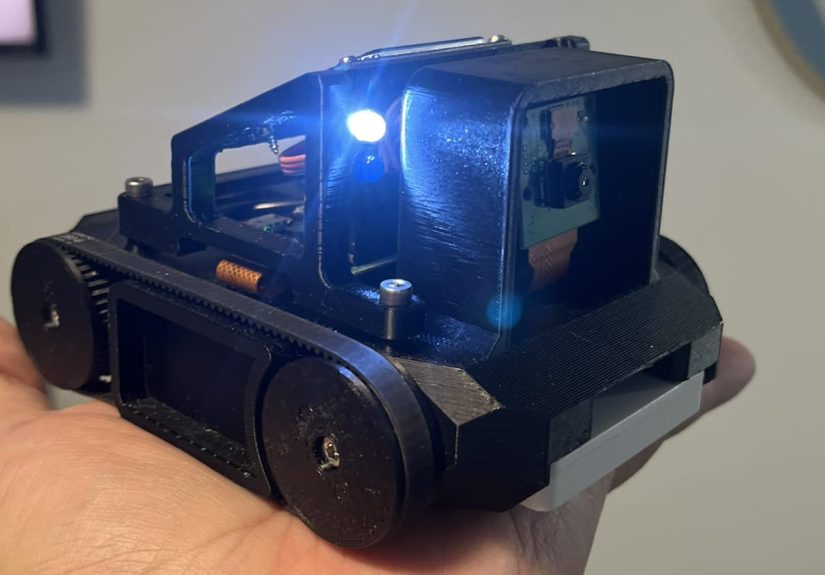Pi Zero Powers A Little Indoor Rover