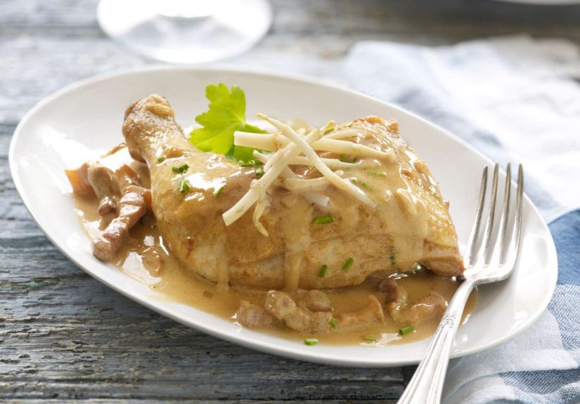 Poulette Cream Sauce for Chicken Recipe