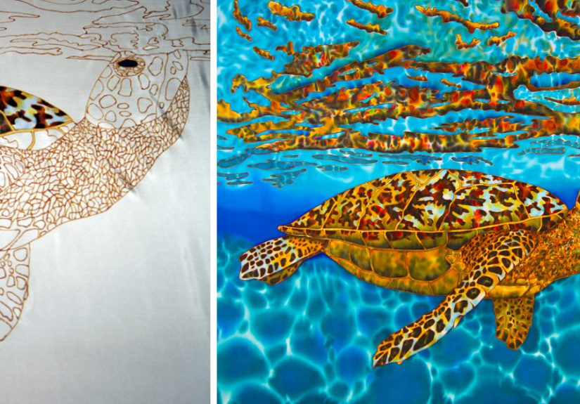 Spilt Water Ends Up Creating A New Batik Painting Style