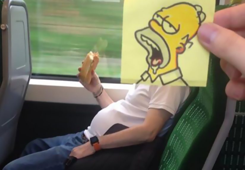This Illustrator Turned Fellow Commuters Into Cartoonish Characters (21 Pics)
