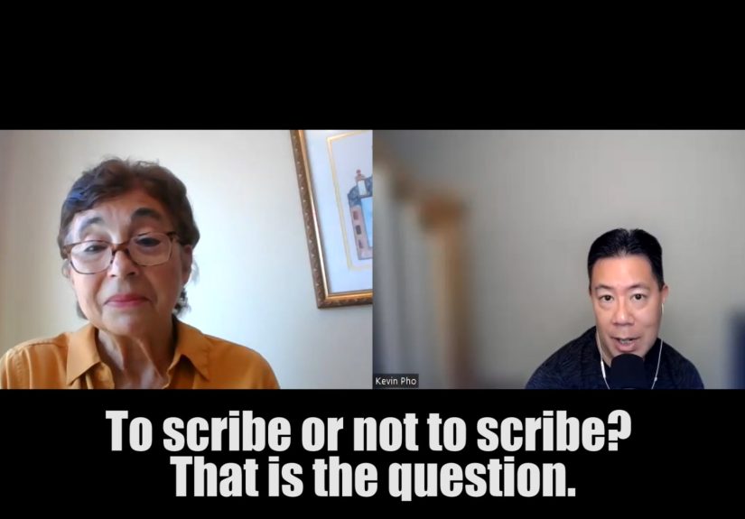 To scribe or not to scribe? That is the question.